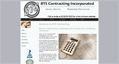 Desktop Screenshot of btscontracting.com