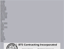 Tablet Screenshot of btscontracting.com
